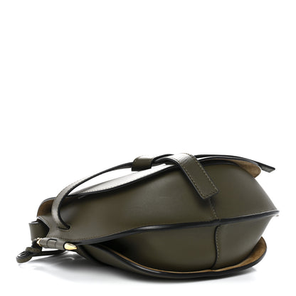 Loewe Calfskin Jacquard Small Gate Dual Bag Autumn Green 4 of 10