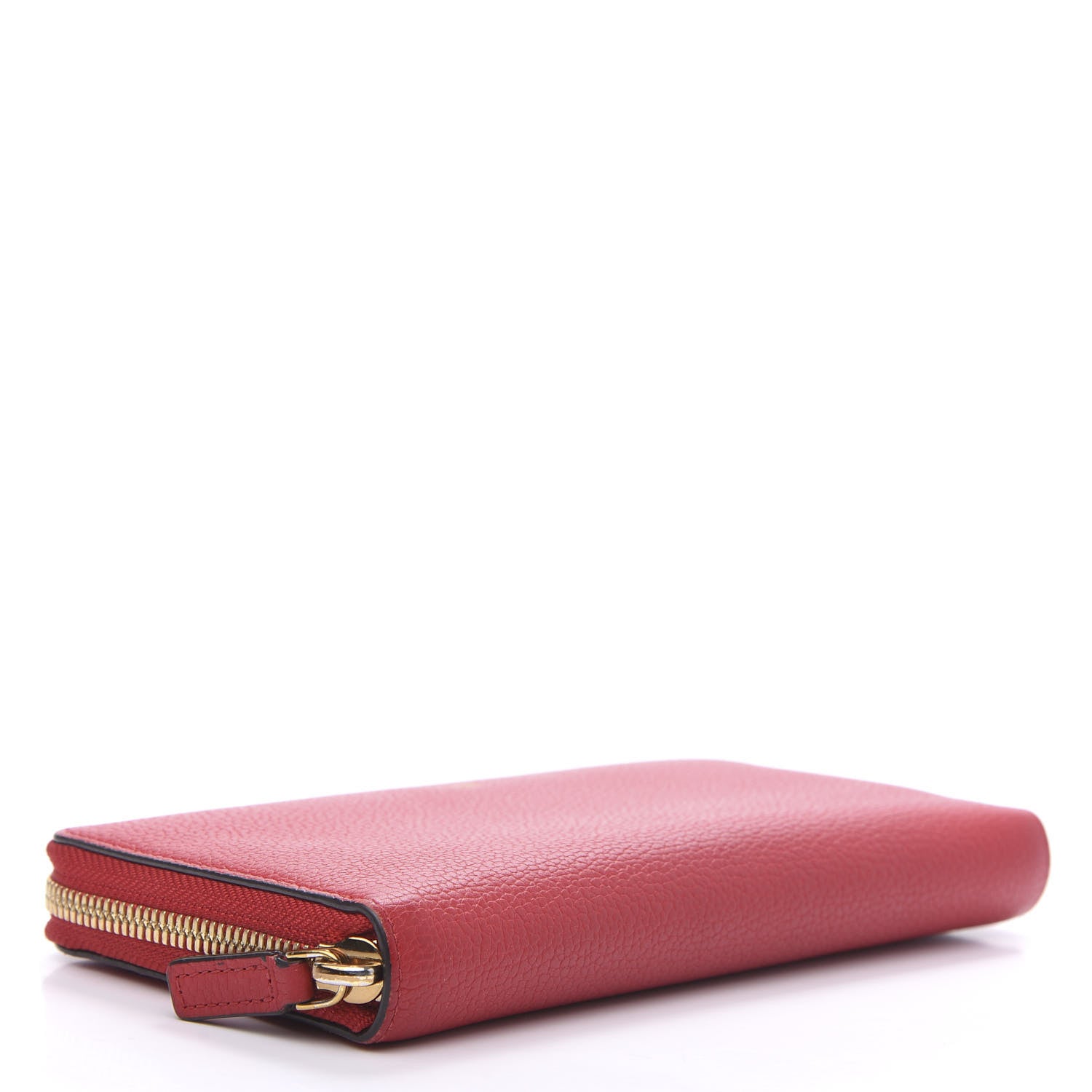 MCM Calfskin Fontanellas Park Avenue Milla Zip Around Wallet Ruby Red 4 of 10