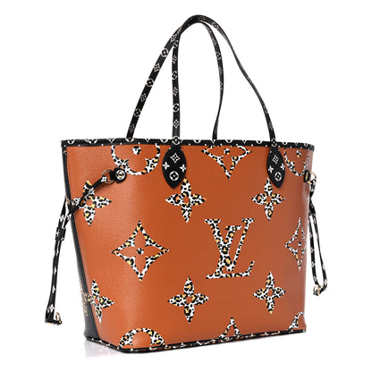 Louis Vuitton Monogram Giant Jungle Neverfull MM Black 3 of 9