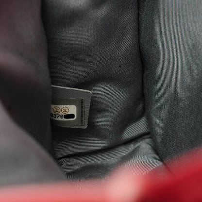 Chanel Caviar Quilted Medium French Riviera Flap Red 7 of 8