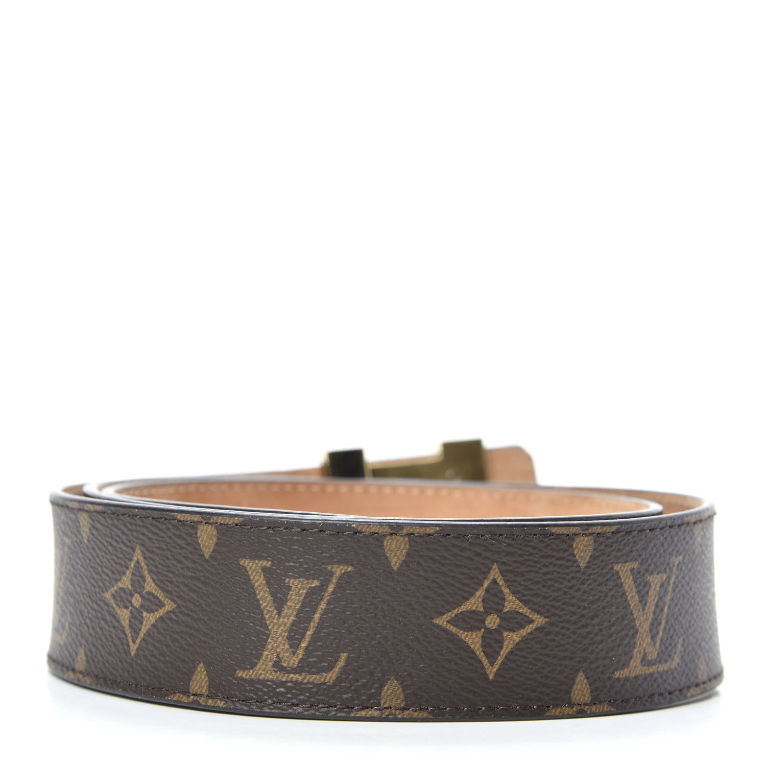 Louis Vuitton Monogram 40mm LV Initiales Belt 95 38 2 of 6