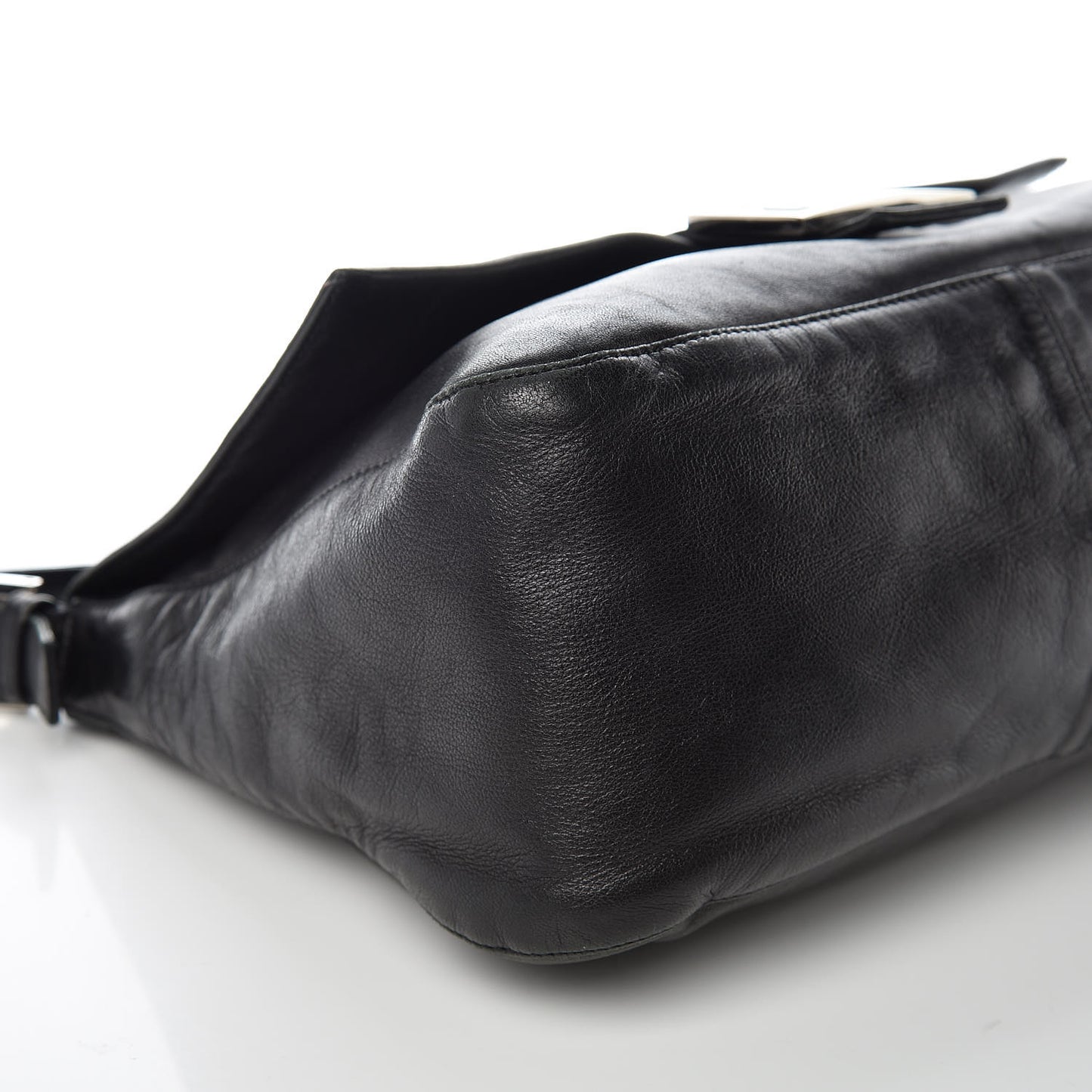 Calfskin Big Forever Mama Baguette Black