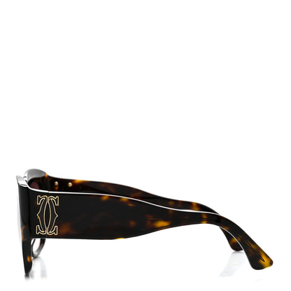 Cartier Acetate C De Cartier Sunglasses CT0304S Tortoise 3 of 8