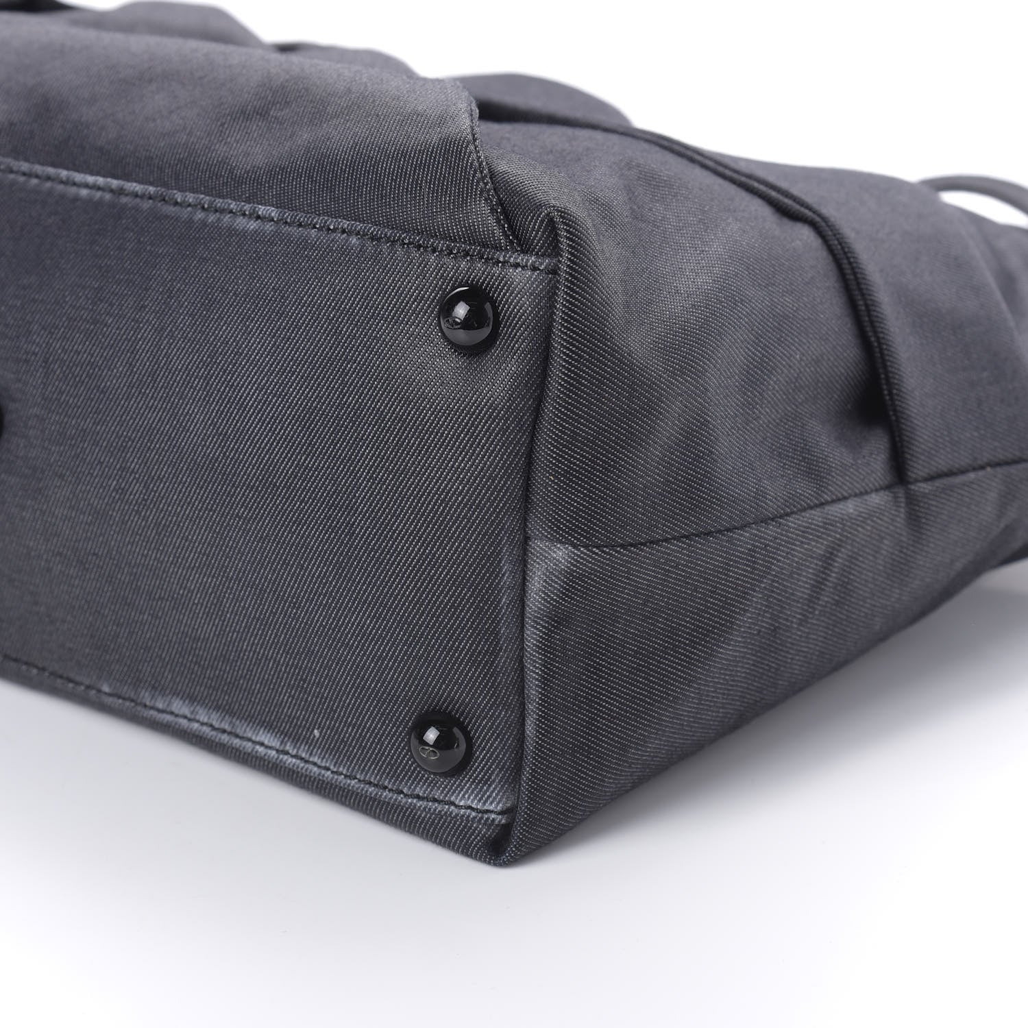 Valentino Garavani Canvas Lacca Bow Tote Black 7 of 9