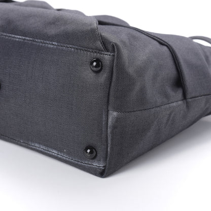 Valentino Garavani Canvas Lacca Bow Tote Black 7 of 9