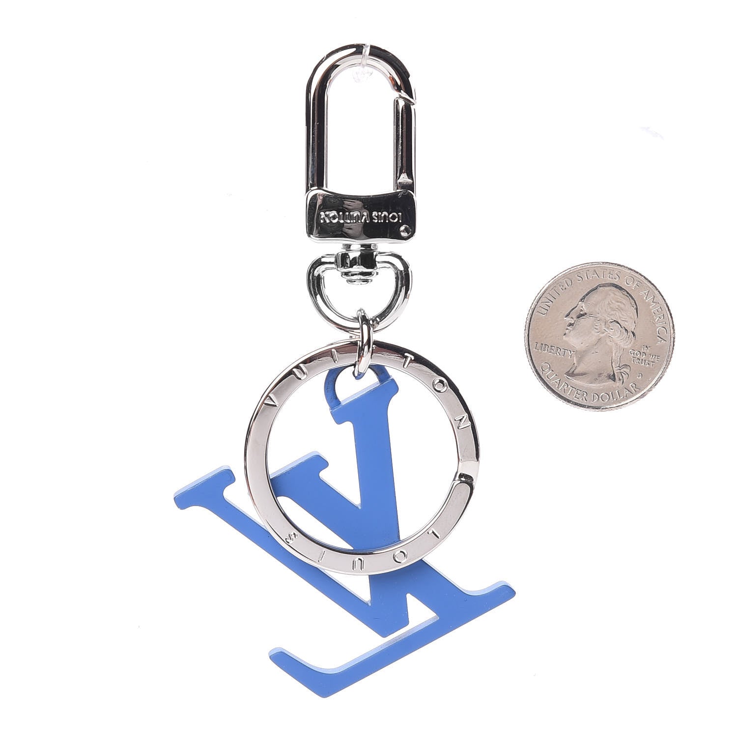 Louis Vuitton LV Chromatic Bag Charm and Key Holder Blue 2 of 3