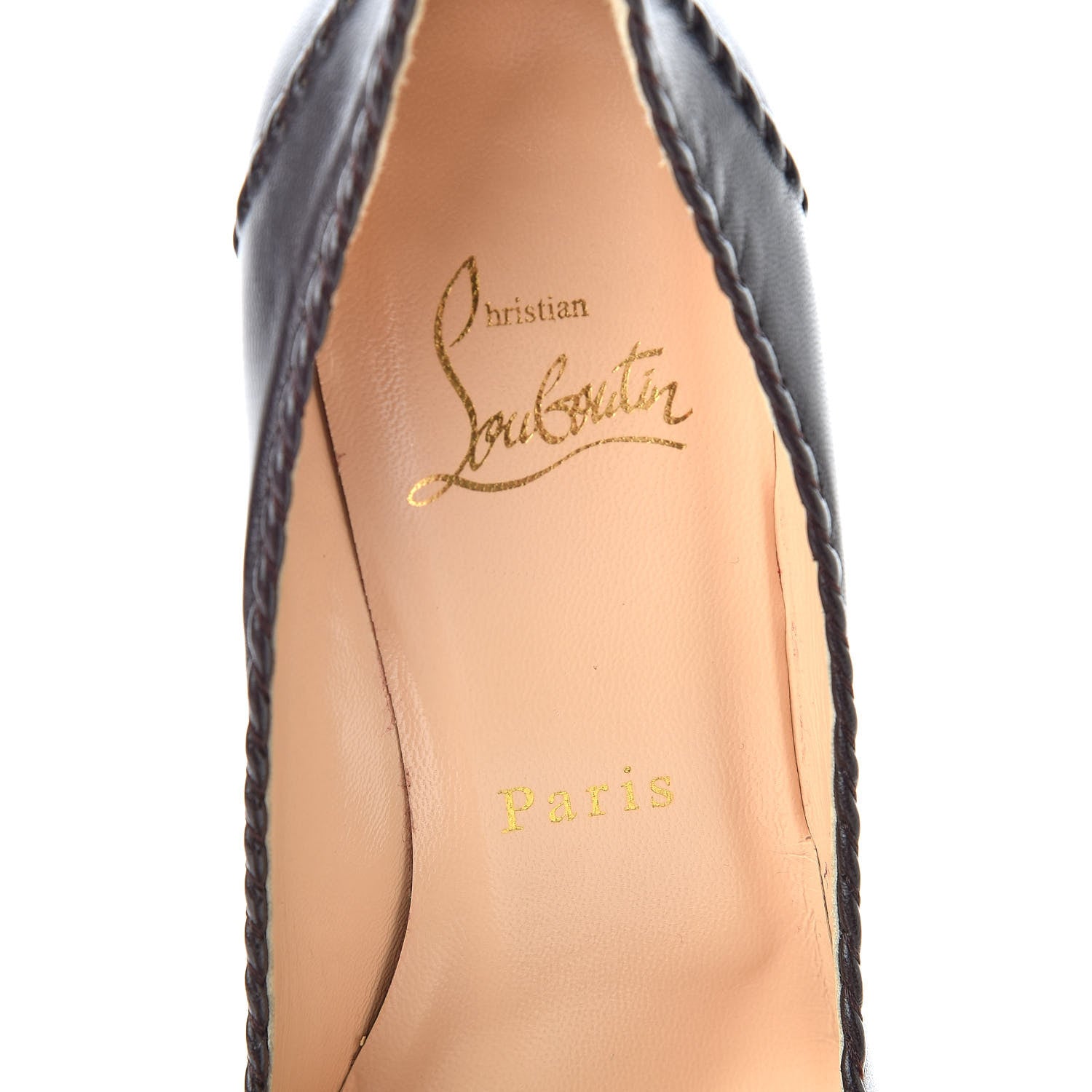 Christian Louboutin Nappa Marpelissimo Twisted 85 Pumps 36 Dark Brown 8 of 8