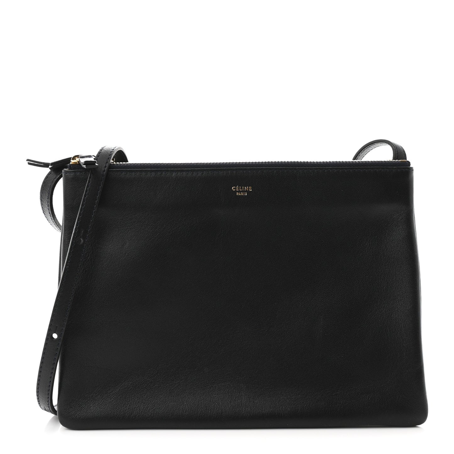 Lambskin Large Trio Crossbody Bag Navy Blue