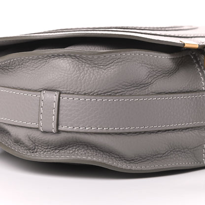Chloe Calfskin Medium Marcie Round Crossbody Bag Cashmere Grey 10 of 12