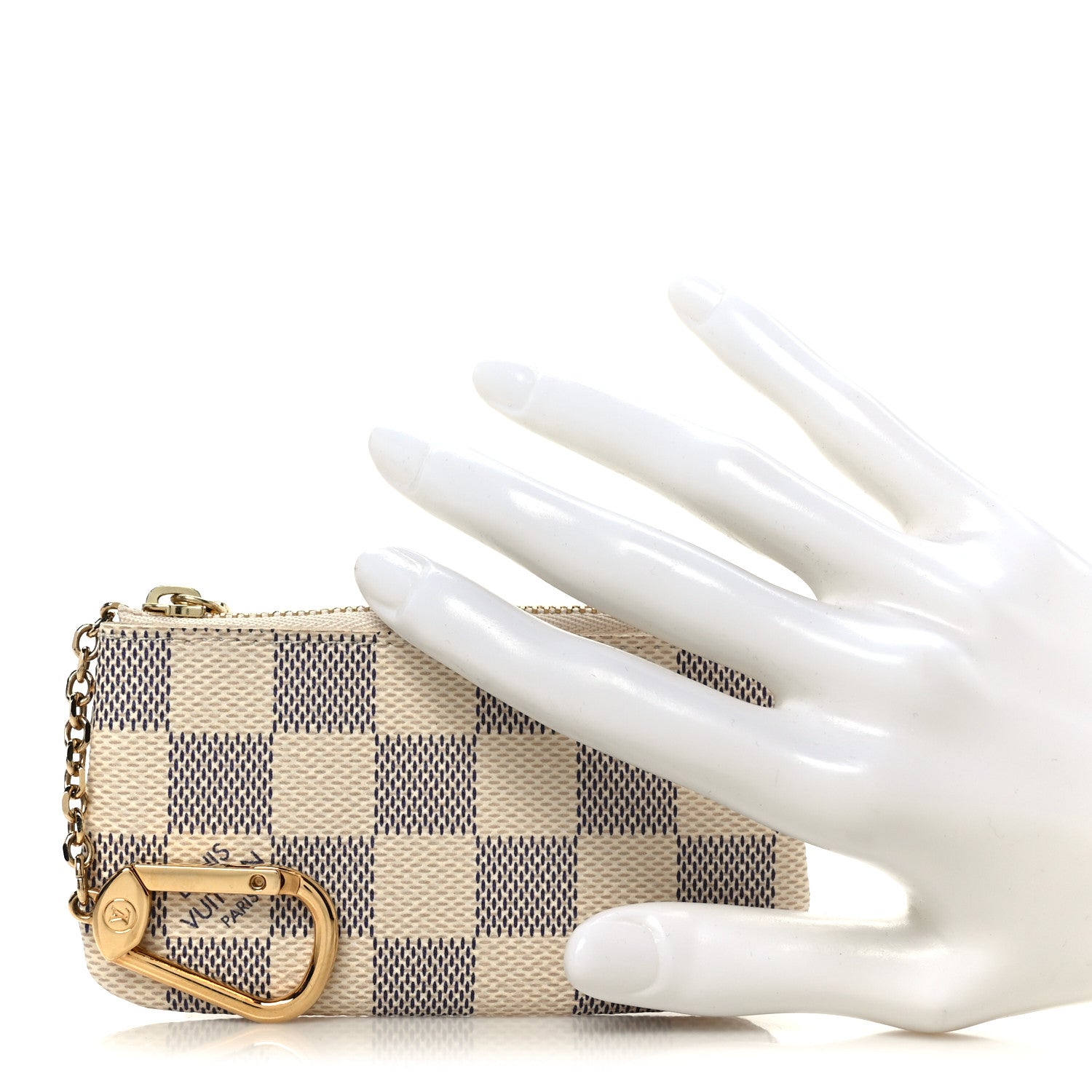 Louis Vuitton Damier Azur Key Pouch 2 of 9