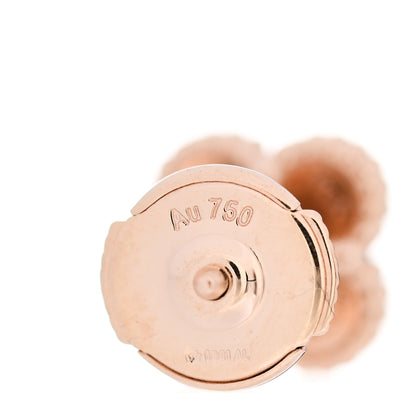 Van Cleef & Arpels 18K Rose Gold Carnelian Sweet Alhambra Earrings 4 of 6