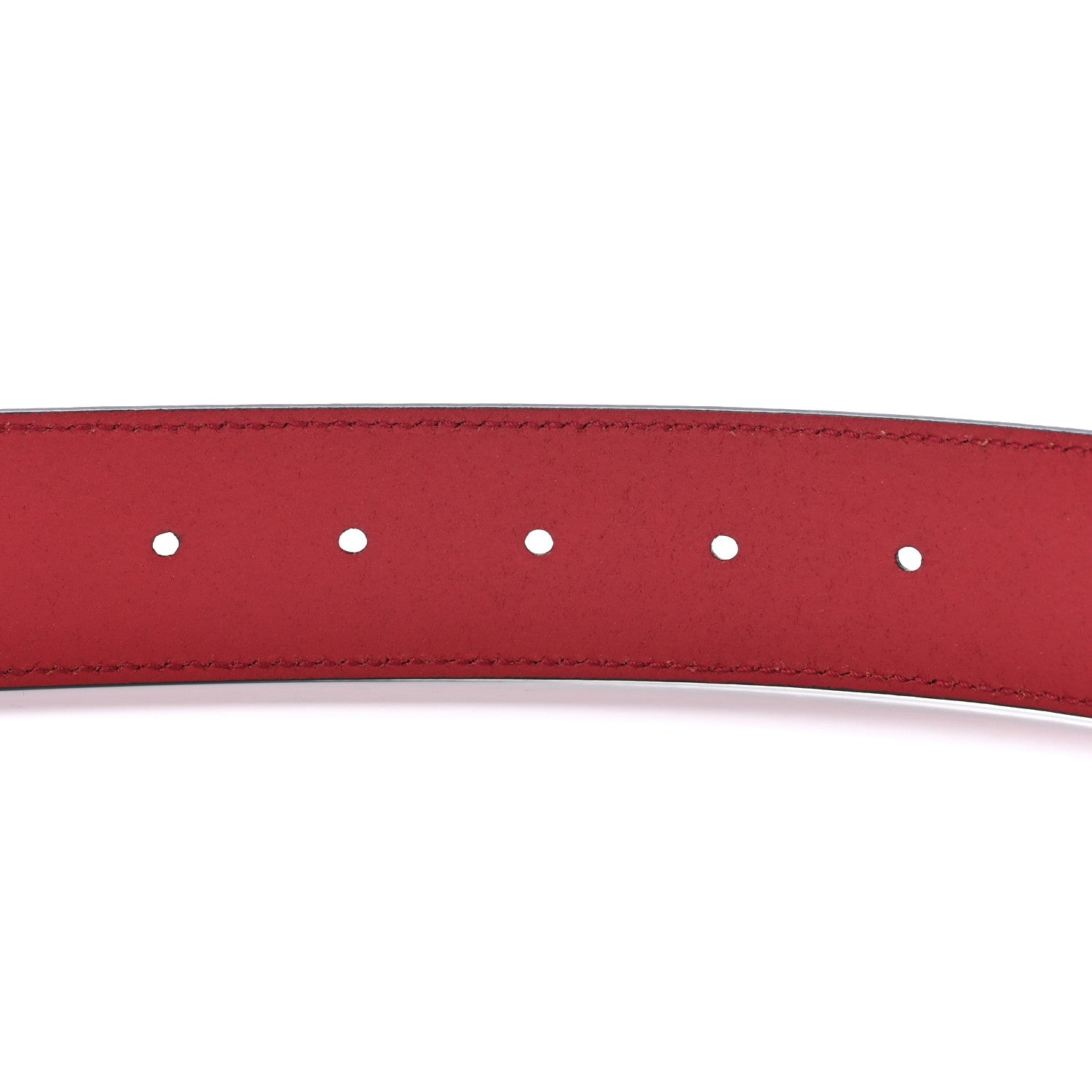 Gucci Selleria Calfskin Mens Interlocking G 37mm Belt 85 34 Rosso 3 of 4