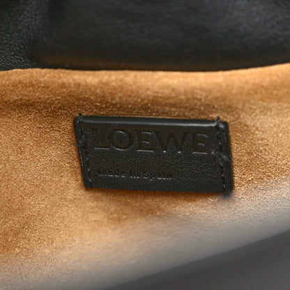 Loewe Calfskin Mini Flamenco Knot Clutch Black 6 of 9