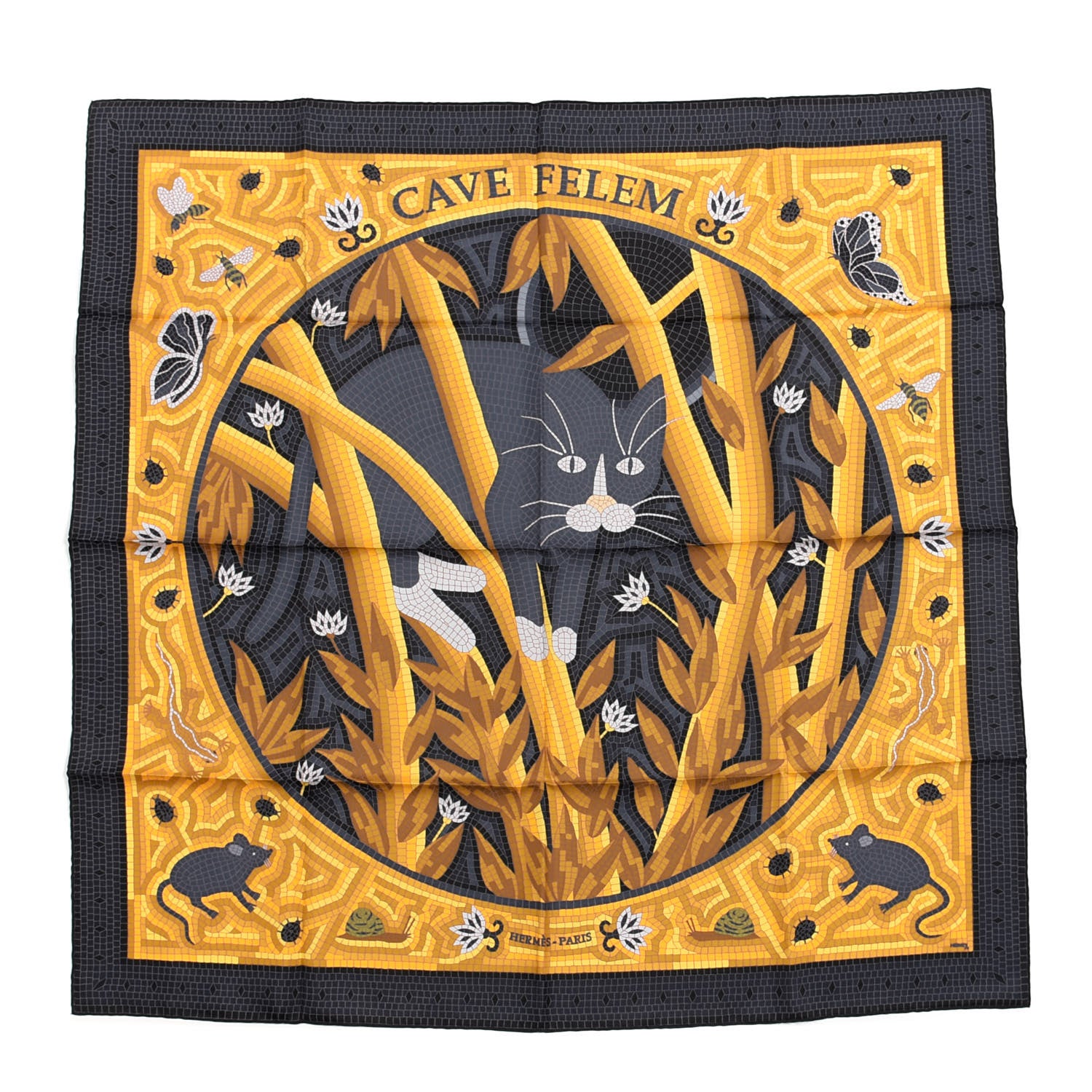 Hermes Silk Cave Felem Scarf 90 1 of 4