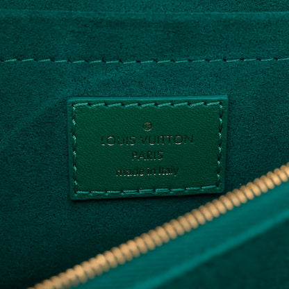 Louis Vuitton Calfskin New Wave Chain Bag MM NM Emerald 6 of 10