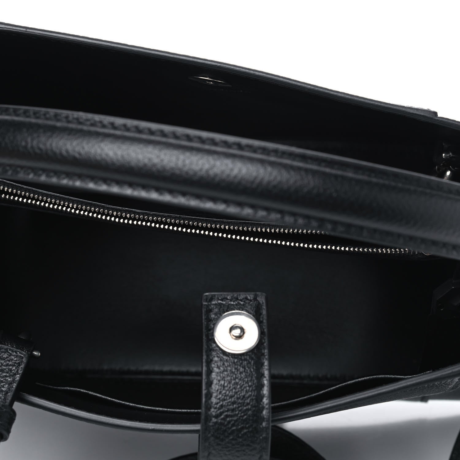 Balenciaga Grained Calfskin XS Hourglass East West Tote Black 4 of 5