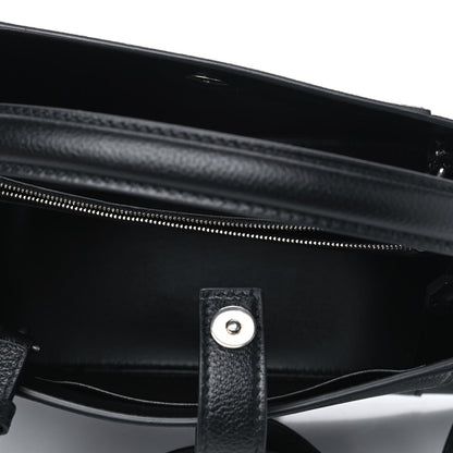 Balenciaga Grained Calfskin XS Hourglass East West Tote Black 4 of 5