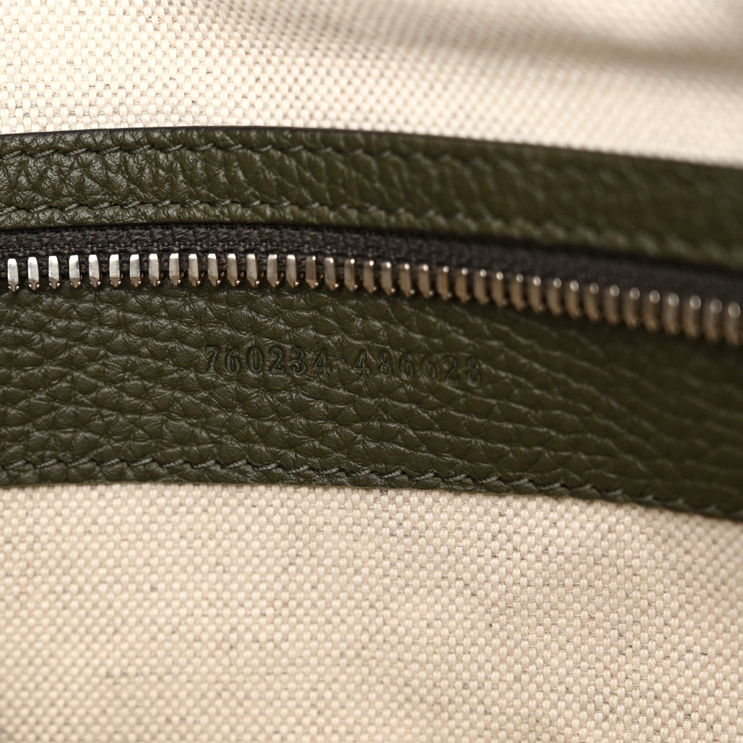 Gucci Calfskin Jumbo GG Embossed Double Buckle Medium Messenger Bag Dark Vintage Olive 7 of 10