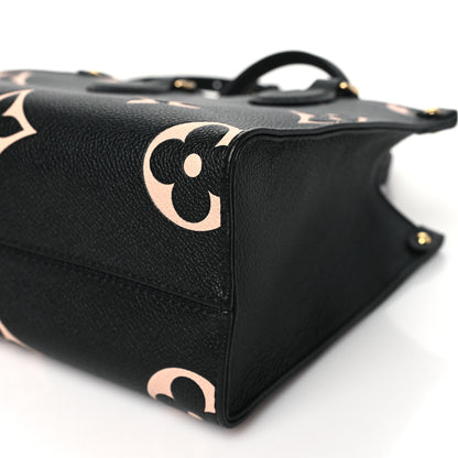 Louis Vuitton Empreinte Monogram Giant Onthego PM Black Beige 9 of 9