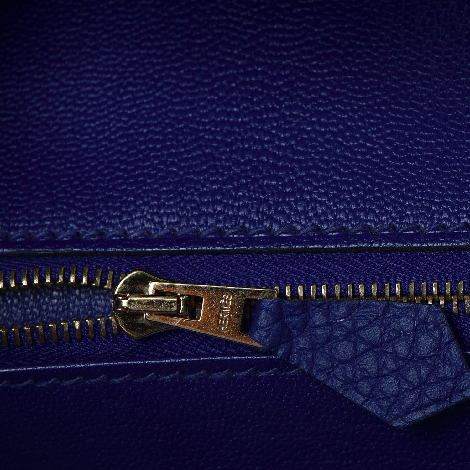 Hermes Togo Birkin 35 Bleu Electrique 18 of 40