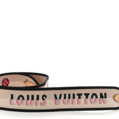Louis Vuitton Jacquard Speedy Bandouliere 20 Shoulder Strap Black 3 of 4