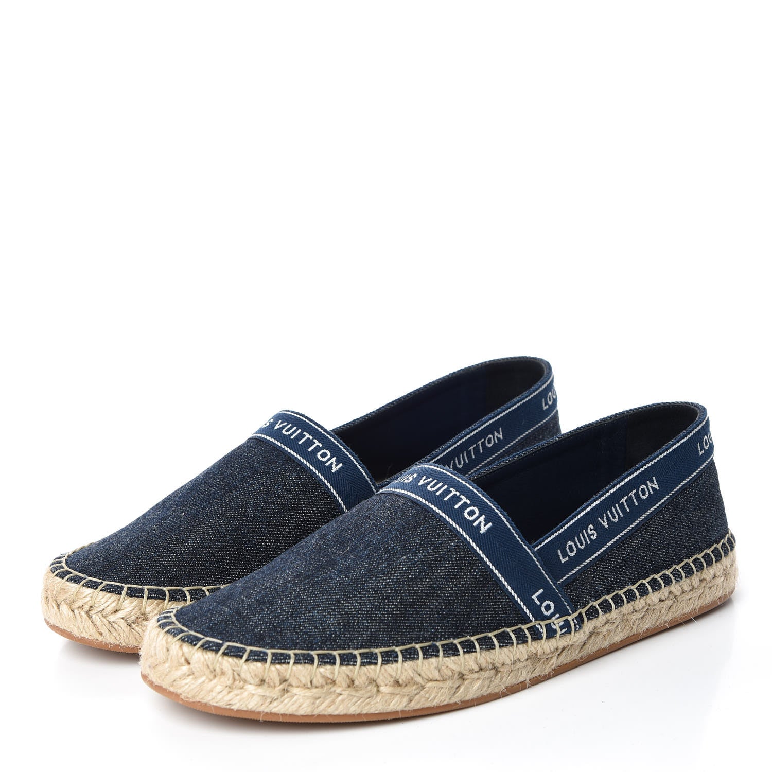 Louis Vuitton Denim Croisiere Espadrille 37 Marine 3 of 9
