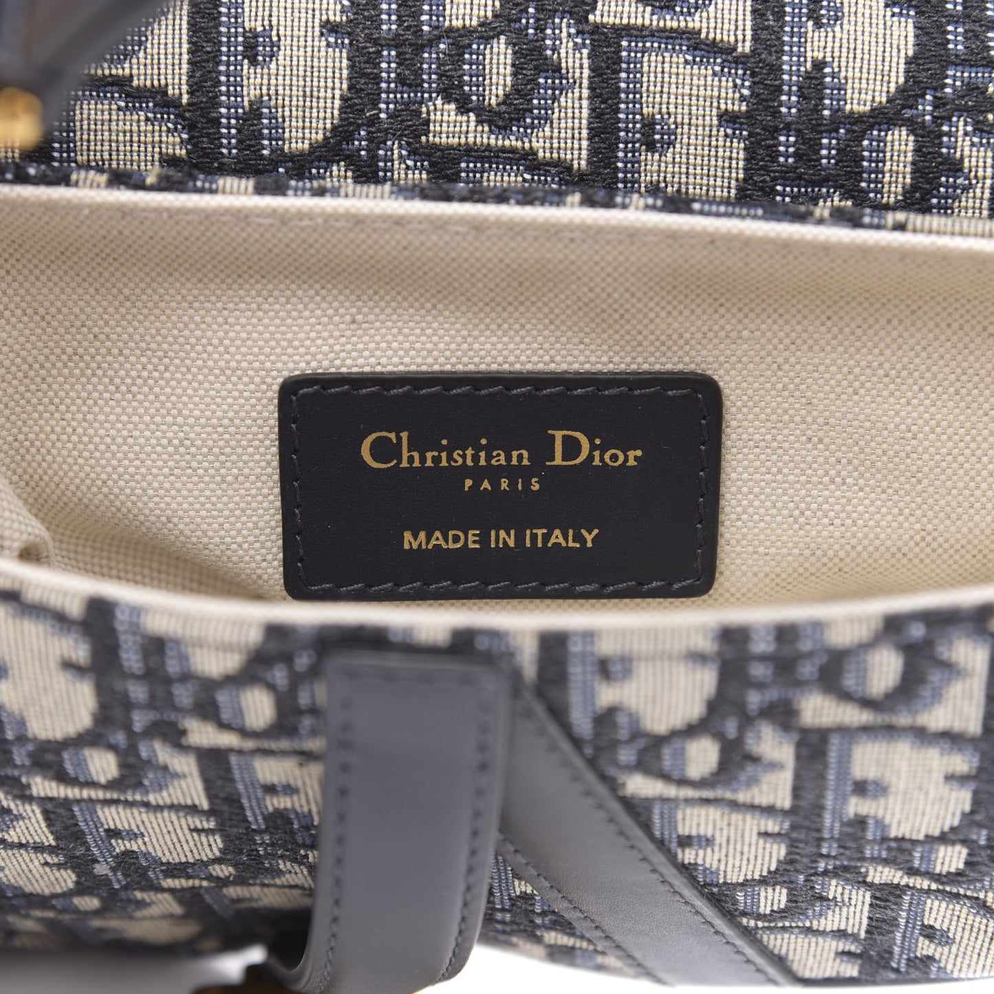 Oblique Mini Saddle Bag Blue
