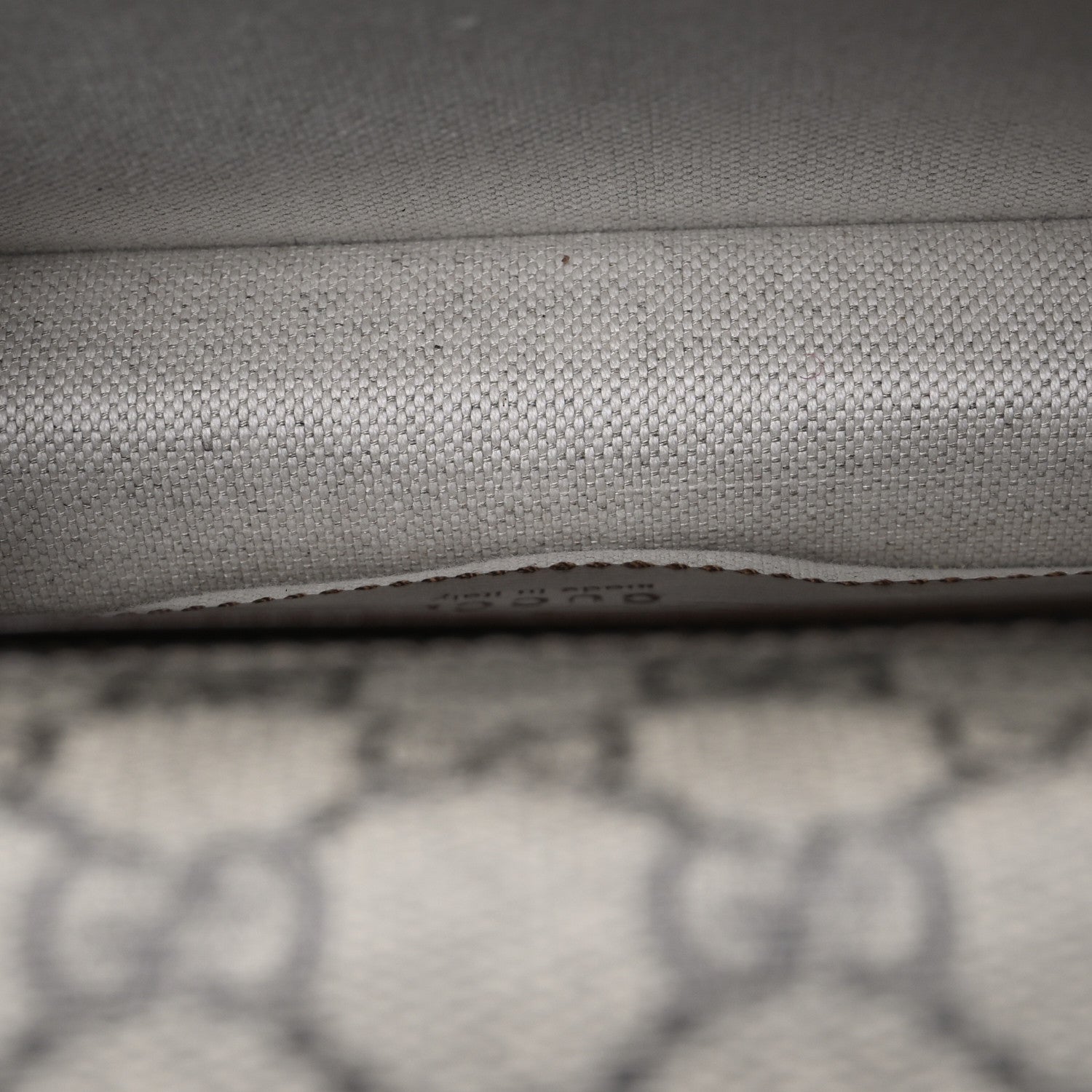 Gucci GG Supreme Monogram Azalea Calfskin Mini Retro Interlocking G Flap Shoulder Bag Beige Ebony Brown Sugar 6 of 11