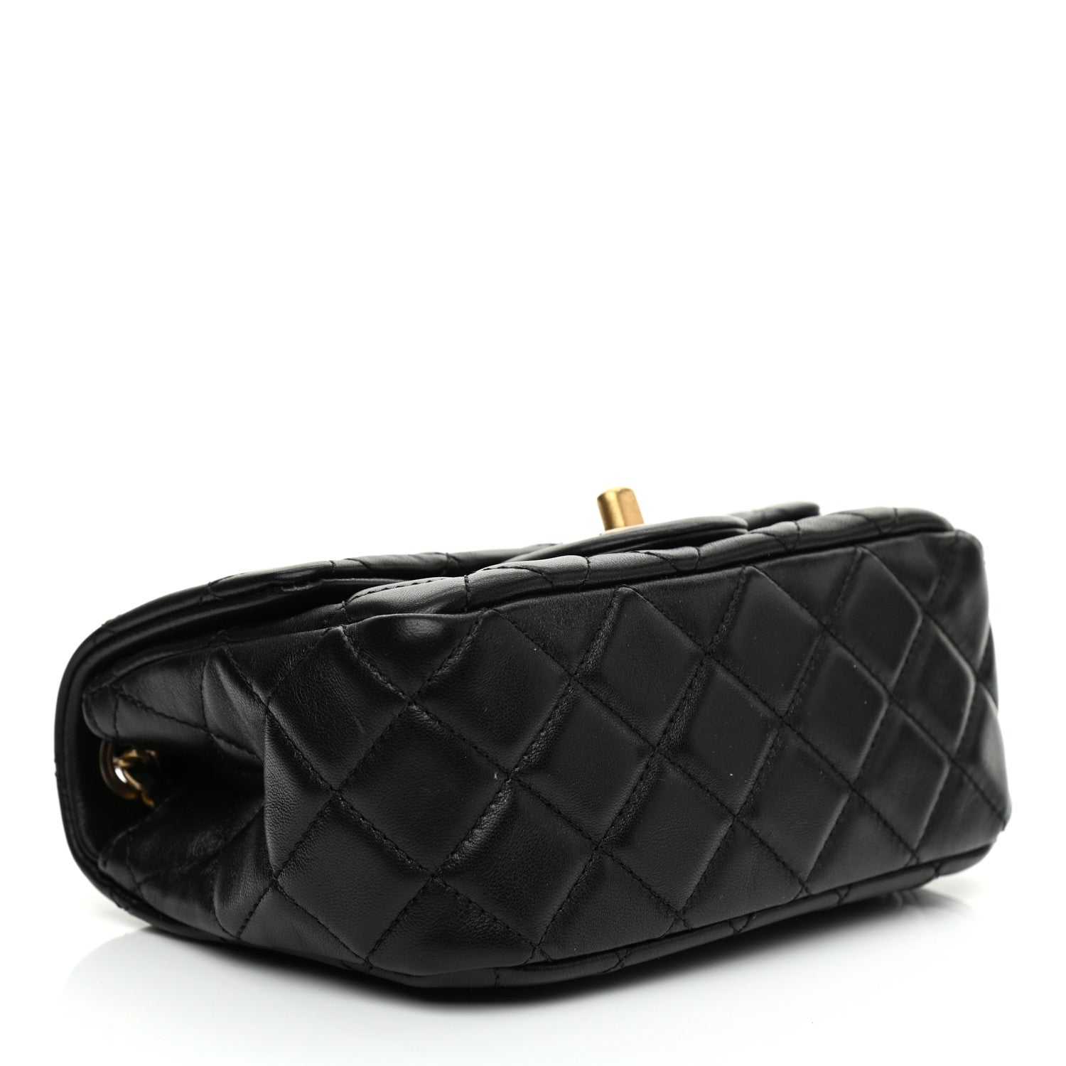 Chanel Lambskin Quilted Mini Pearl Crush Flap Black 4 of 9