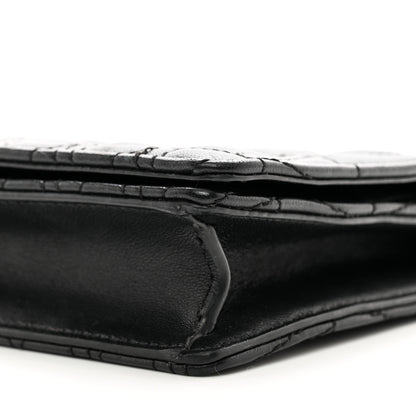 Versace Nappa Quilted Virtus Clutch Bag Black 9 of 12