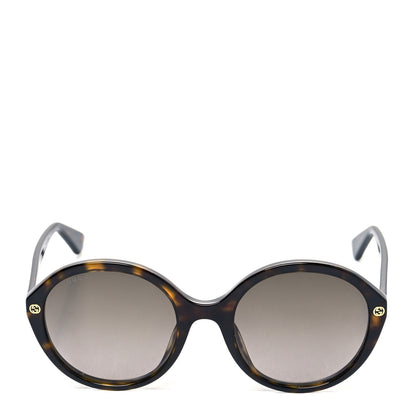 Gucci Acetate Round Sunglasses GG0023S Tortoise 2 of 7