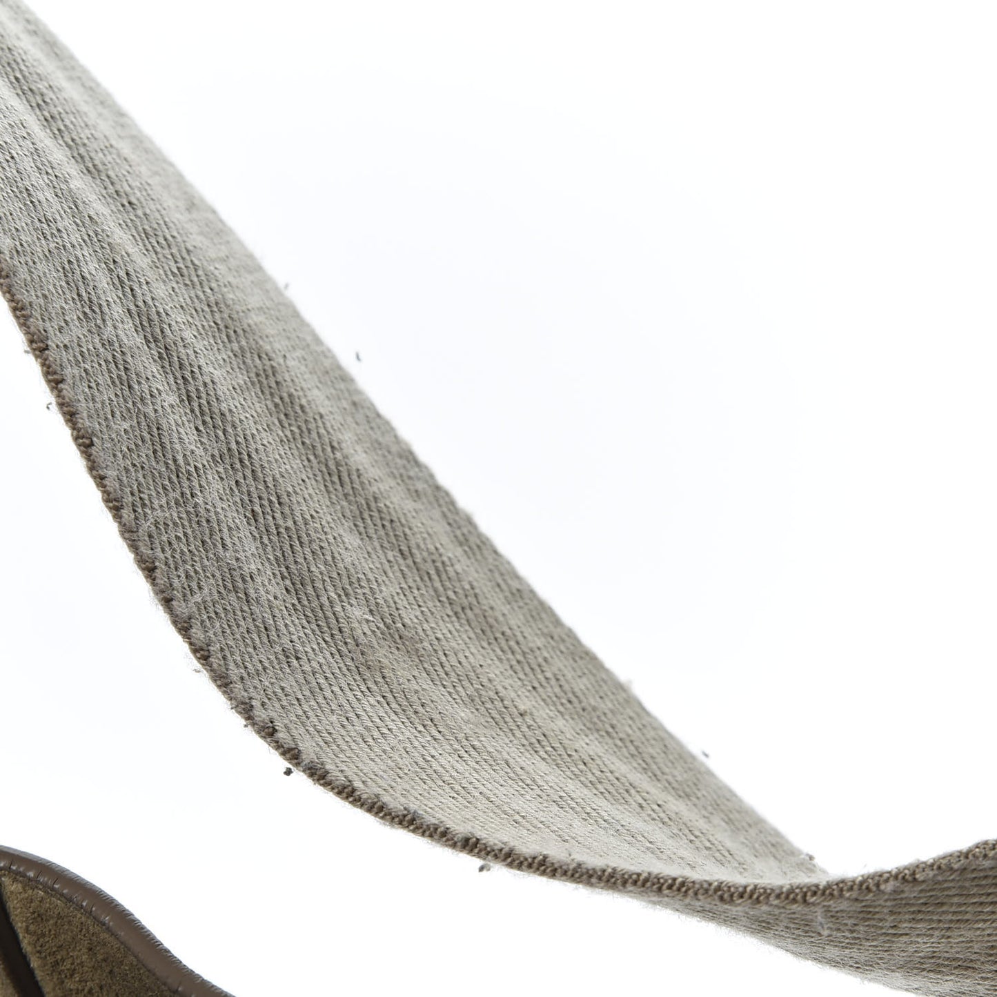 Soft Grained Calfskin Sangle Bucket Bag Taupe
