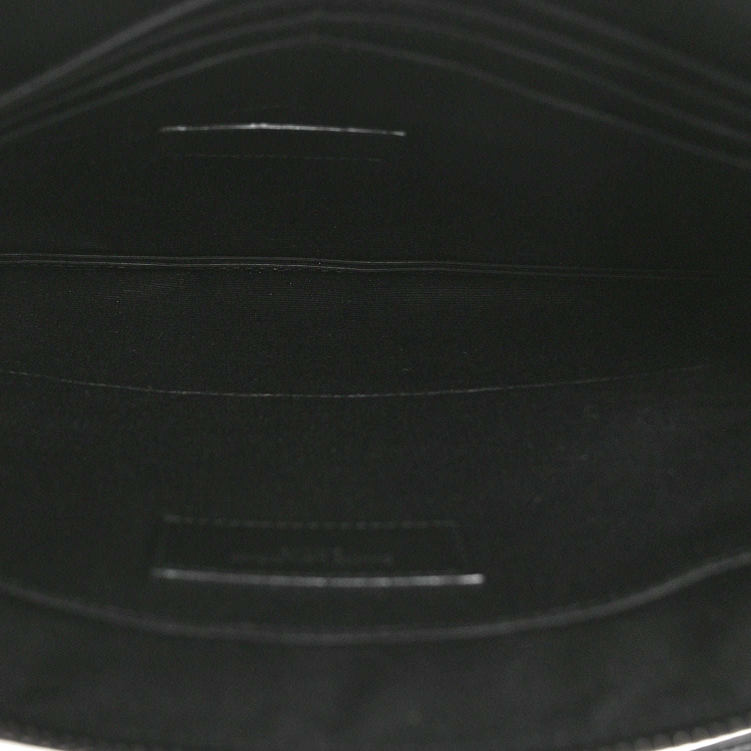 Saint Laurent Shiny Calfskin Monogram Zipped Tablet Holder Black 5 of 8