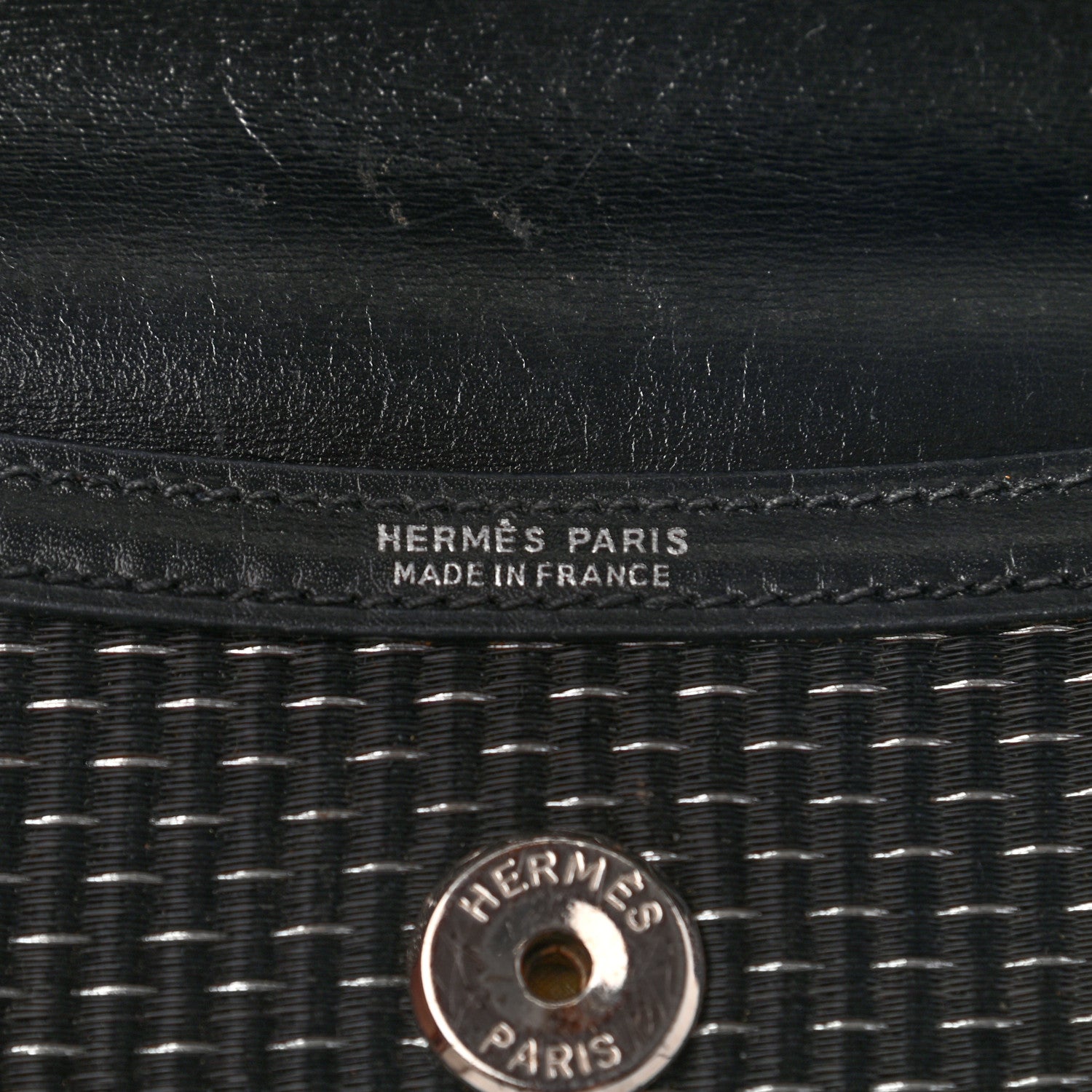 Hermes Pochette Rio Black 6 of 13