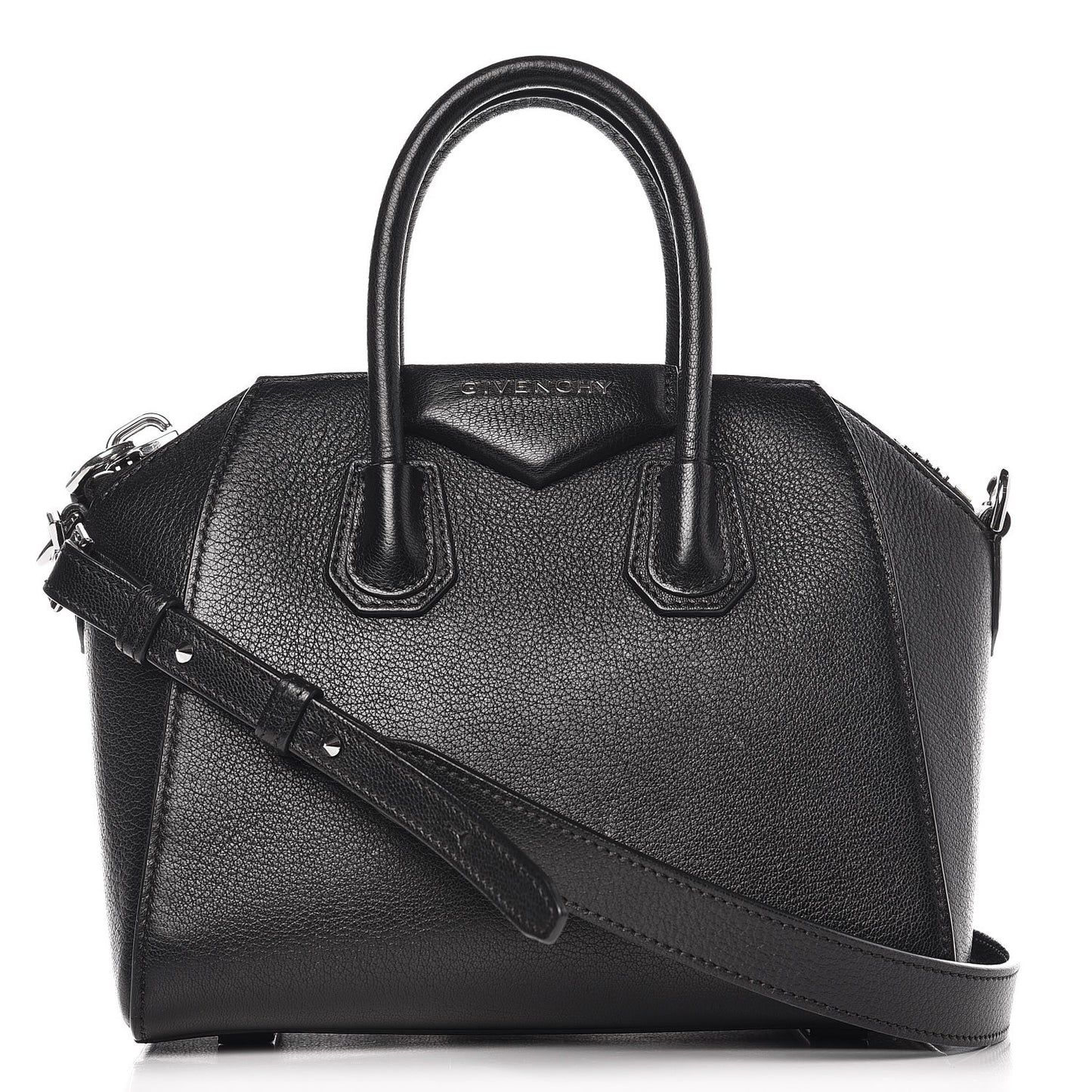 Sugar Goatskin Mini Antigona Black