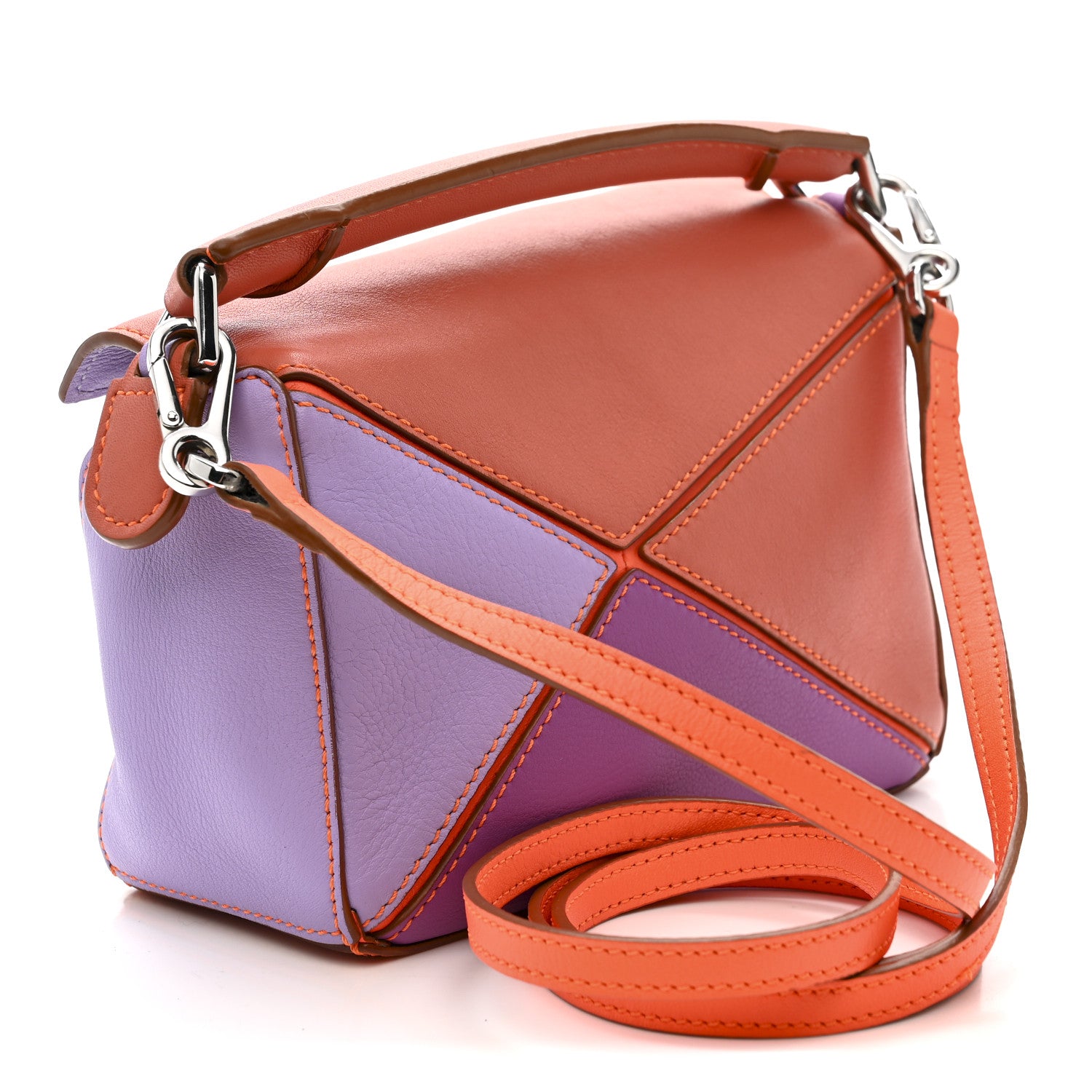Loewe Calfskin Mini Puzzle Bag Multicolor 3 of 13