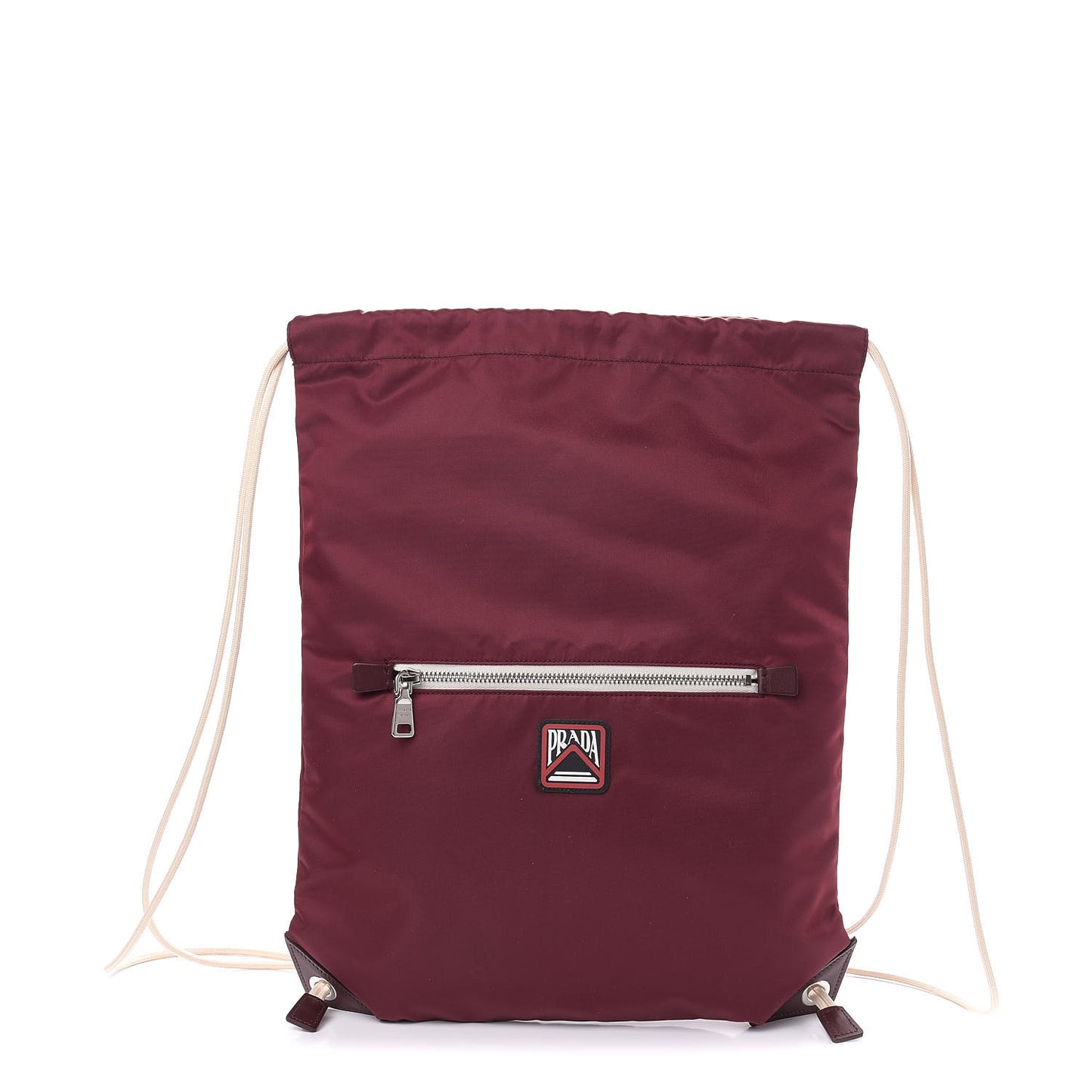 Tessuto Drawstring Backpack Granato