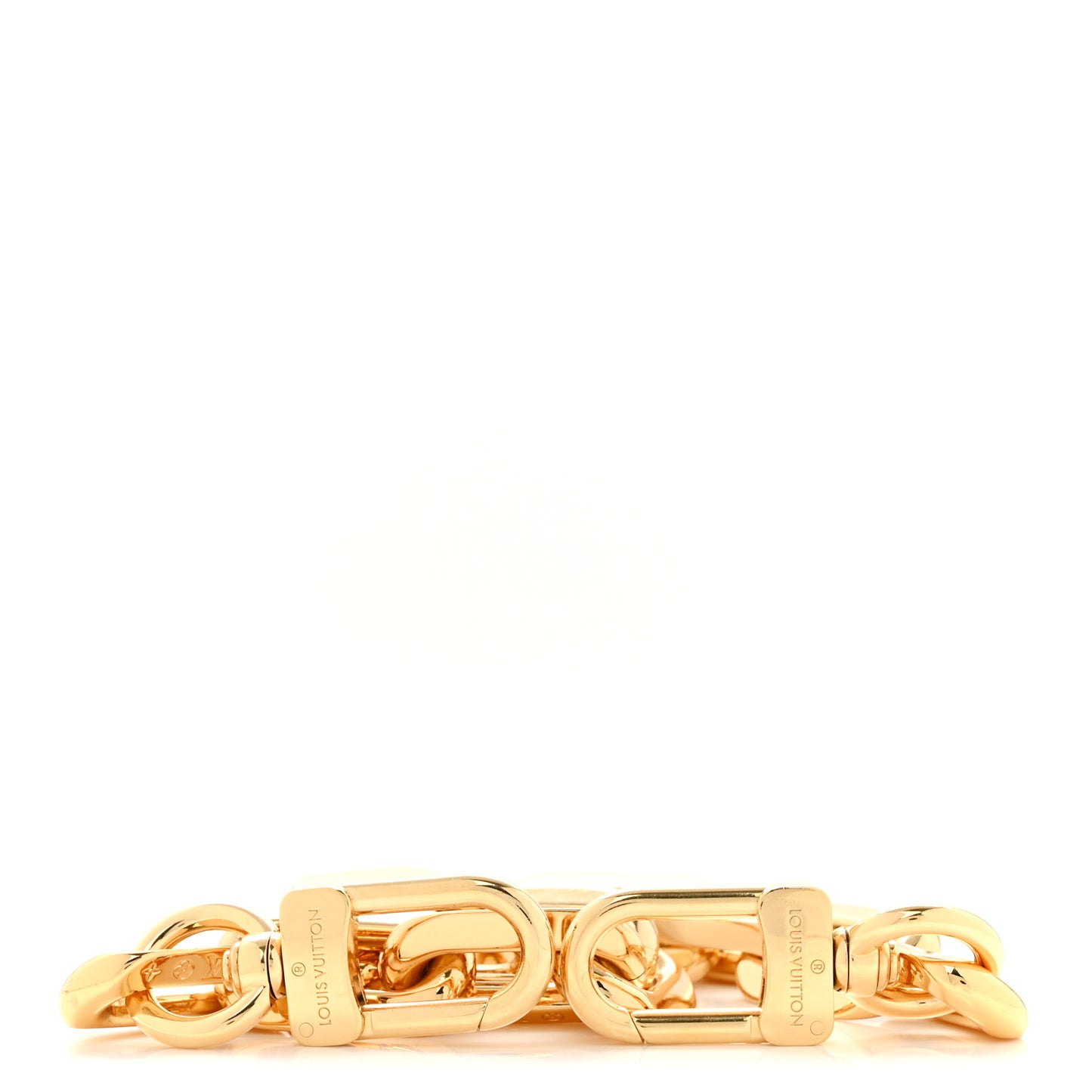 Metal Coussin Chain Strap Gold
