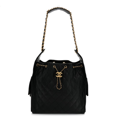 Chanel Caviar Quilted Medium Chanel 25 Handbag Black 1 of 12