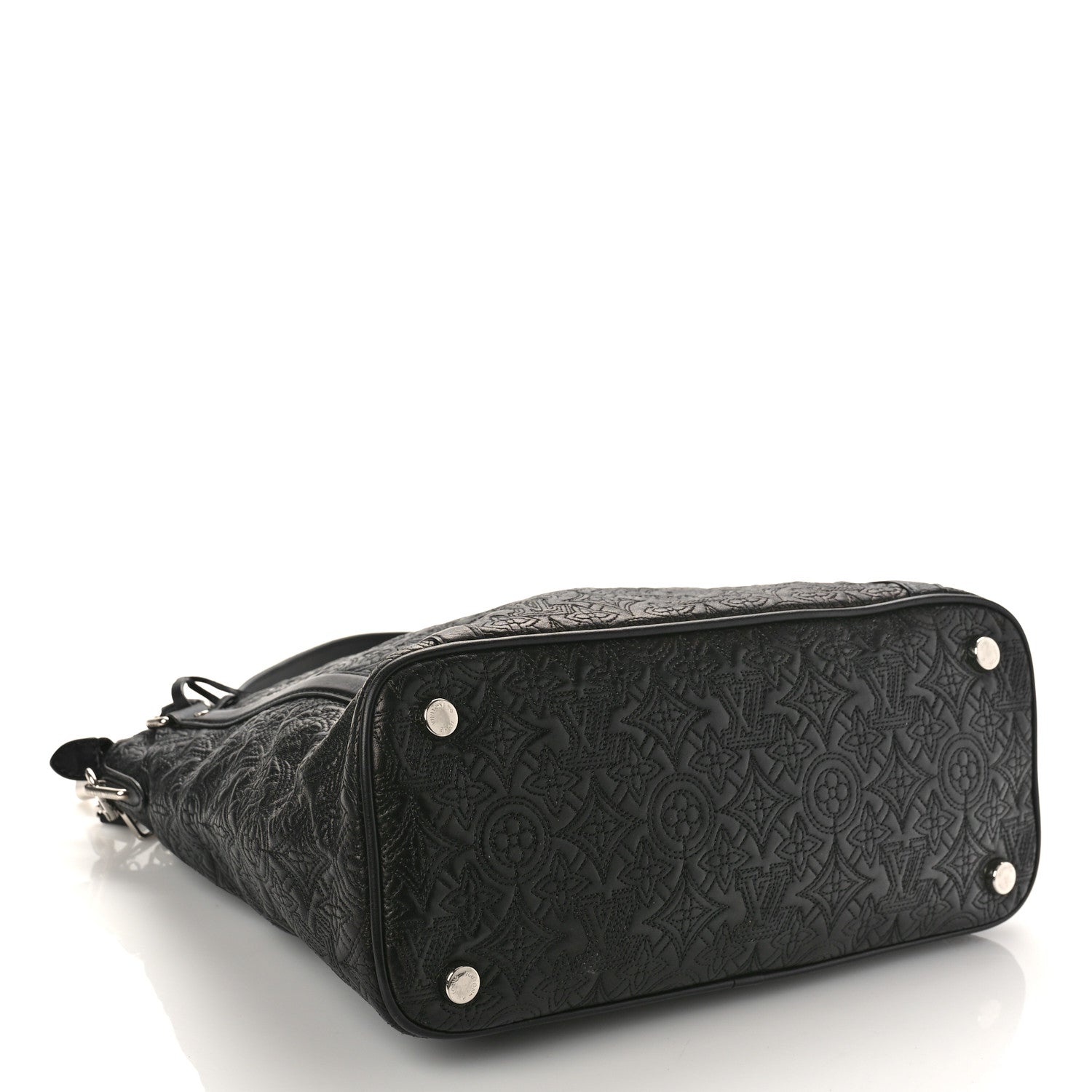 Louis Vuitton Monogram Lambskin Antheia IXIA MM Black 3 of 8