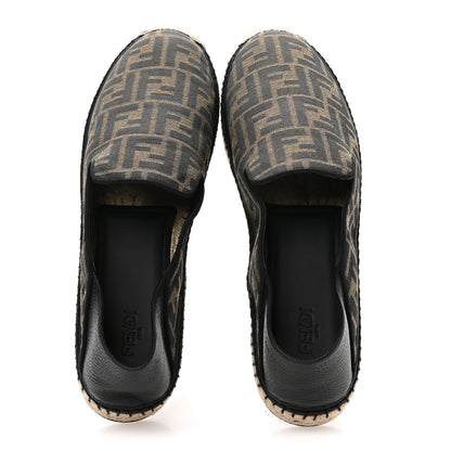 Fendi Zucca FF Mens Espadrilles 10 Maya Black 2 of 9