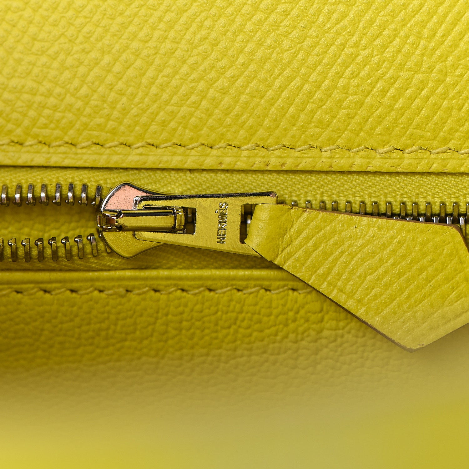 Hermes Epsom Kelly Sellier 32 Lime 27 of 39