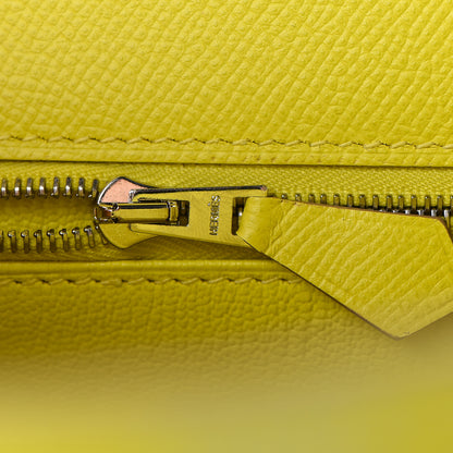 Hermes Epsom Kelly Sellier 32 Lime 27 of 39