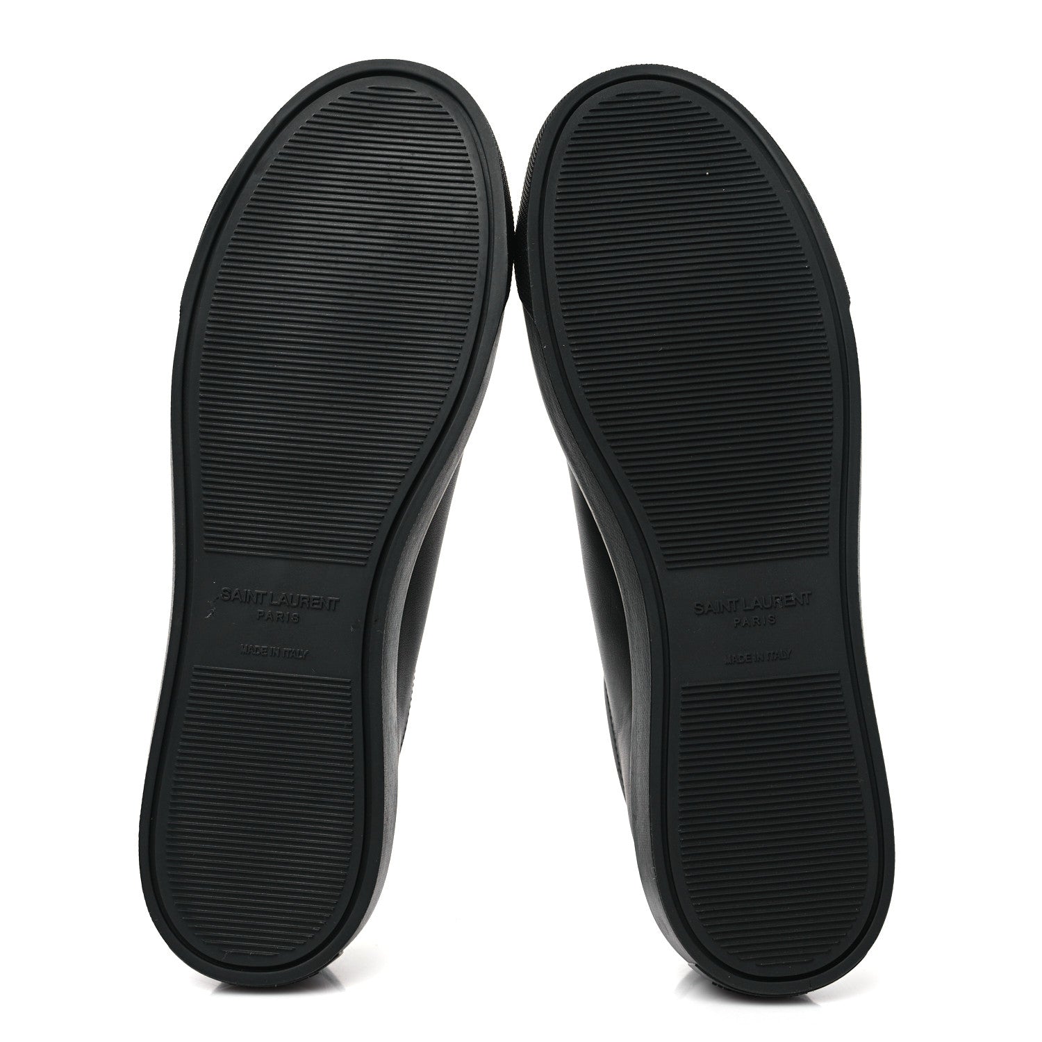 Saint Laurent Calfskin Andy Low Top Sneakers 41.5 Black 5 of 7