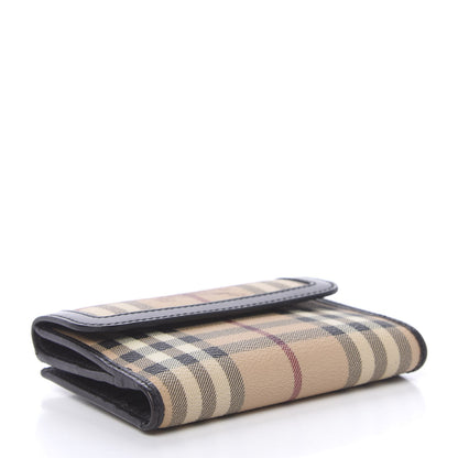 Burberry Haymarket Check Wallet Brown 4 of 12
