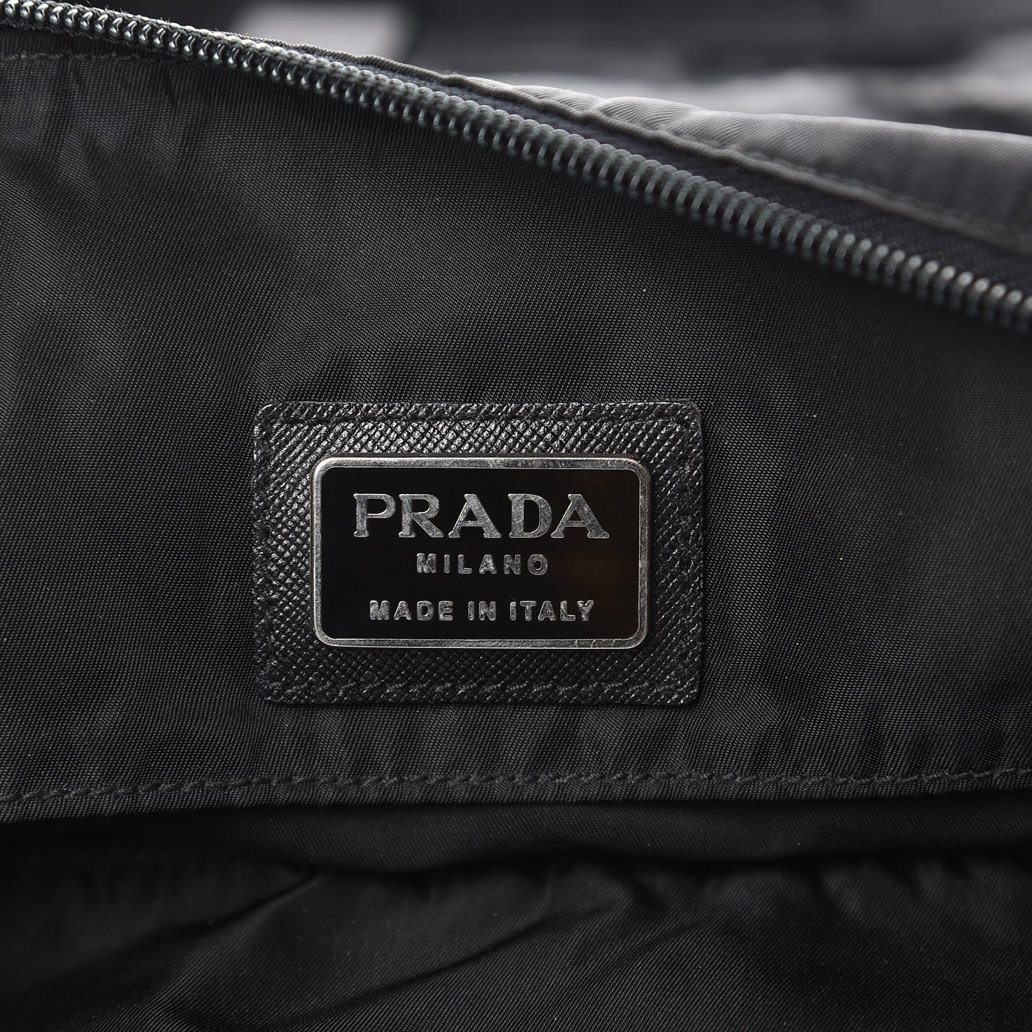 Prada Nylon Vela Messenger Bag Black 6 of 17