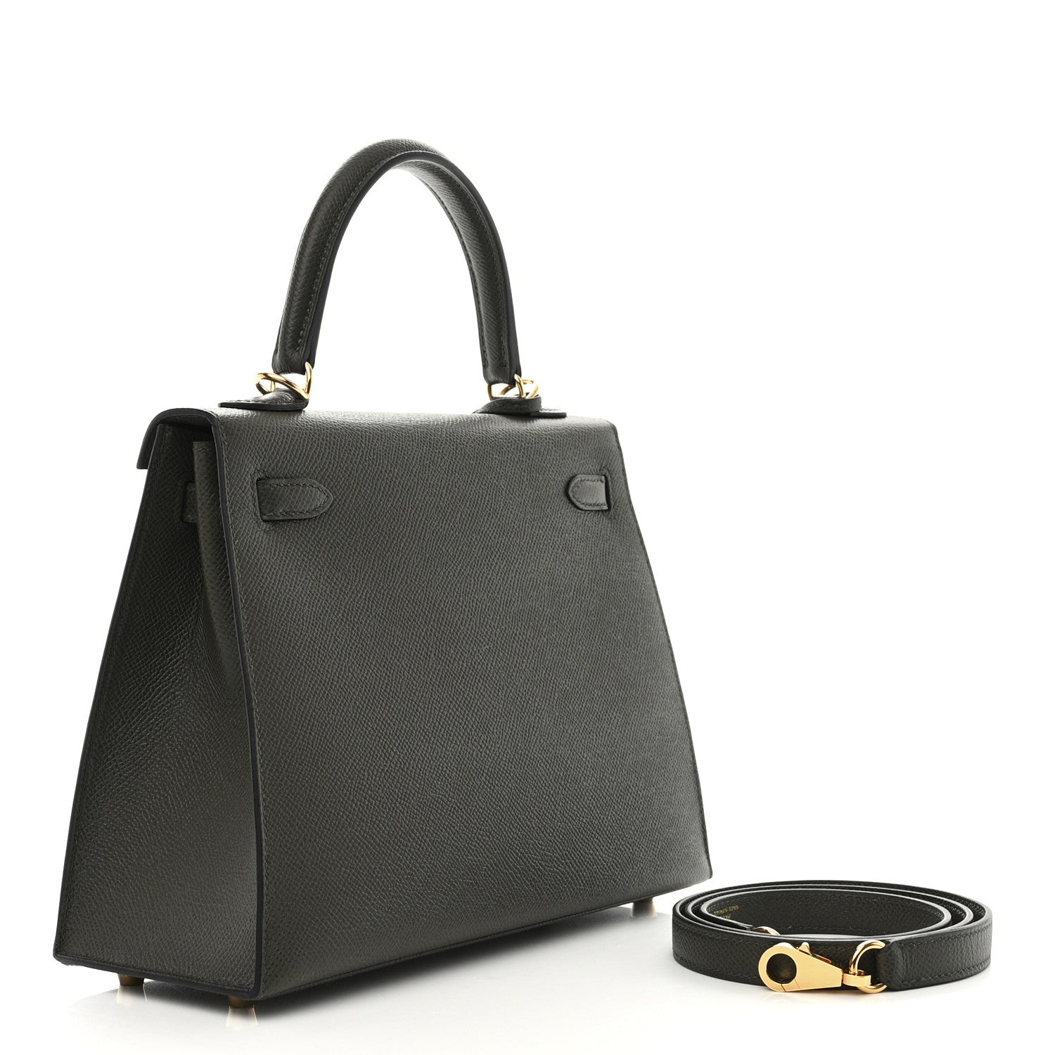 Hermes Epsom Kelly Sellier 25 Vert De Gris 3 of 11