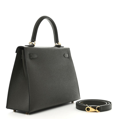 Hermes Epsom Kelly Sellier 25 Vert De Gris 3 of 11