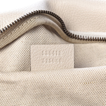 Gucci Grained Calfskin Logo Belt Bag White 7 of 11
