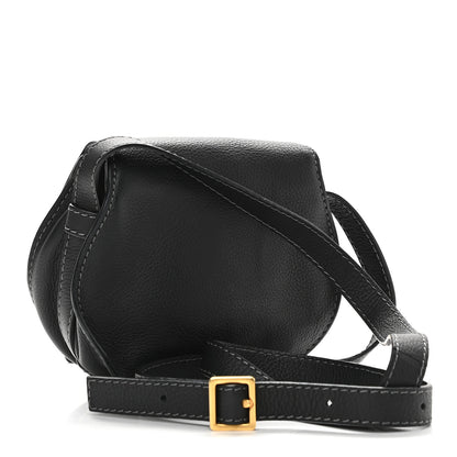 Chloe Calfskin Mini Marcie Round Crossbody Bag Black 3 of 8